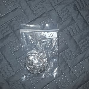 Men Stainless Steel Chain Diamond Cuban H